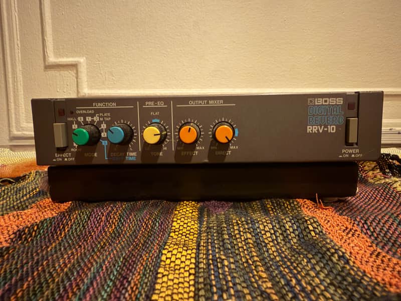 Boss RRV-10 Micro Rack Series Digital Reverb 1987 - 1990 - Black