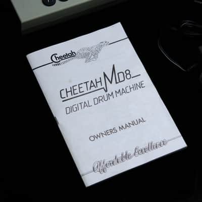 *Serviced* Cheetah MD8 MD-8 Vintage Digital Drum Machine Super Rare British Synth Made in UK Cheetah MD8 Digital Drum Machine, Boxed | Complete with Cassette, PSU & Manual | Early Serial 000165 image 15