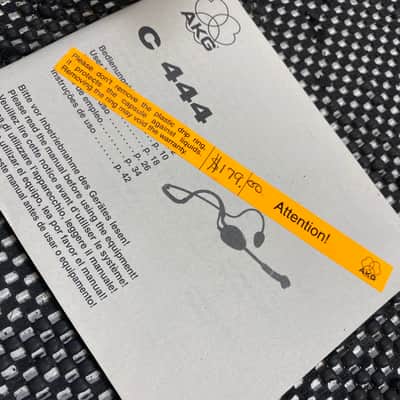 AKG C 444 L High-performance sports head-worn condenser microphone image 3