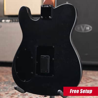 Fender Acoustasonic Standard Telecaster Electric Guitar - Black image 2