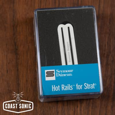 Mint Seymour Duncan SHR-1b Hot Rails Strat Bridge Pickup White