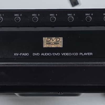 JVC XV-FA90BK 7 CD / DVD audio / DVD video player carousel- 2003 - Black - Tested Working image 4