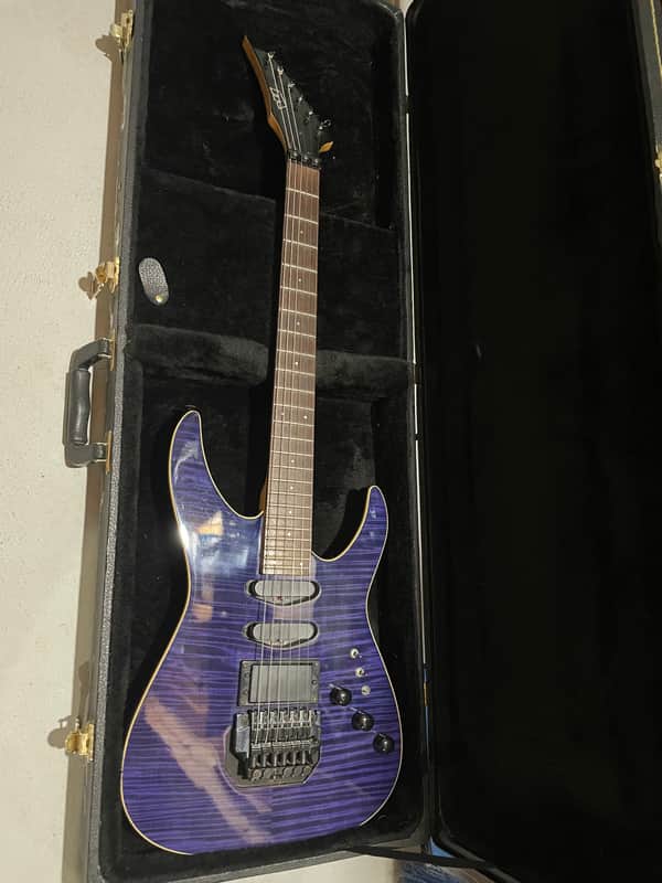 Westone Corsair GT WE7400 1989 - Transparent flamed blue image 1