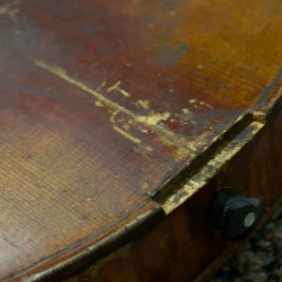 Vintage  Antonius Stradivarius Cremonensis Faciebat Anno 1721 Copy Violin For Repair image 3