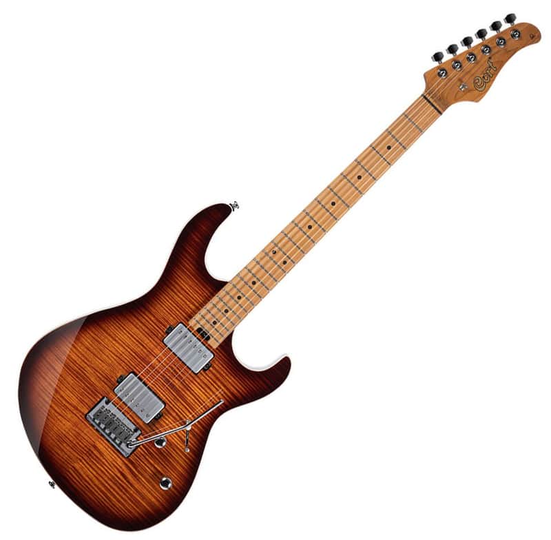 Cort G290 FAT II Antique Violin Burst HH Stratocaster Strat Flamed Maple image 1