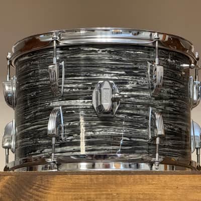 1967 Ludwig 13" Oyster Black Pearl 9x13" Rack Tom image 5