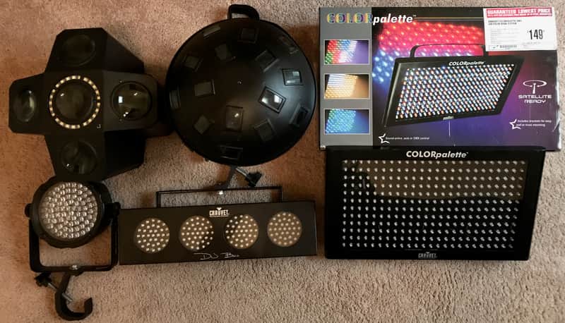 Chauvet/Venue Circus 2.0, DJ Bank, ColorPalette, Stage Designer 50, Thinpar 38 image 1
