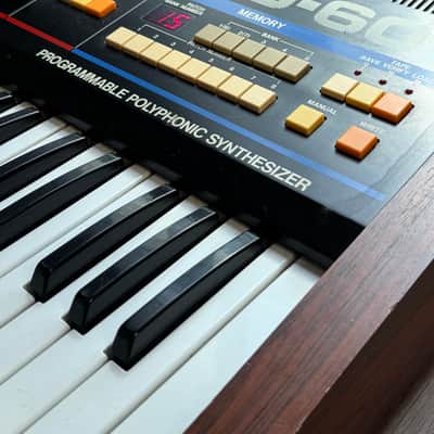 Roland Juno-60 61-Key Polyphonic Synthesizer 1982 - 1984 - Black image 2