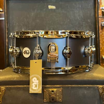 NEW DW 6x14 Design Series Snare Drum in Blue Slate image 2