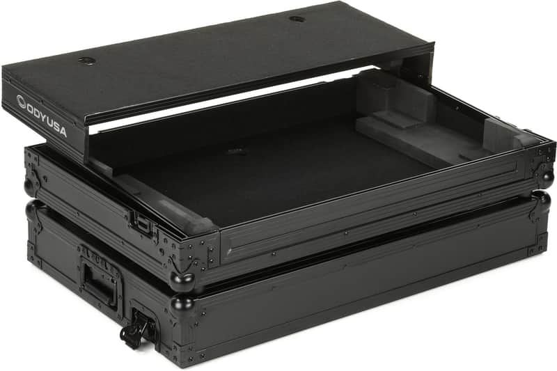 Odyssey FZGSREV7WBL Pioneer DDJ-REV7 Black Label Glide Style Flight Case with Wheels image 1