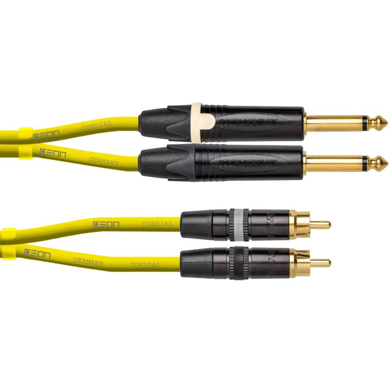 Cordial CEON DJ PLUG-RCA 3 Y Cinchkabel 3 m - Audio Cable image 1