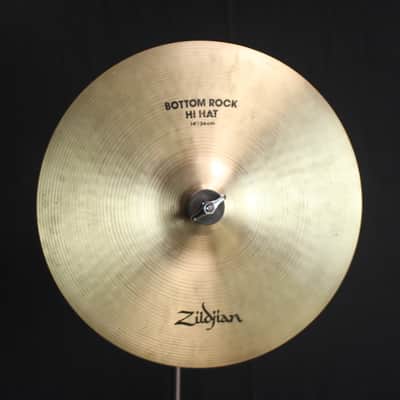 Vintage Zildjian 14" 1980's Pre-Serial A Rock Hi Hats - 1252g/1342g (video demo) image 5