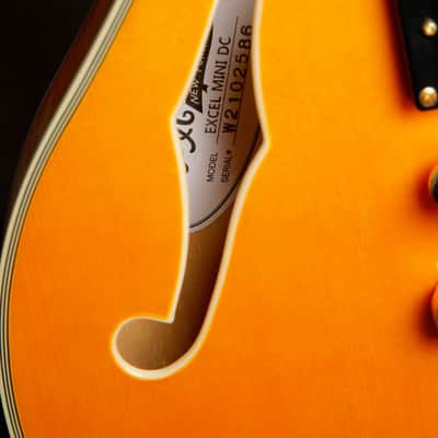 D'Angelico Excel Mini DC Vintage Natural Semi-Hollow Electric Guitar 2021 Pre-Owned image 7