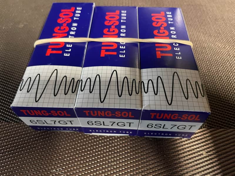 Tung-Sol 6SL7 (x3) Vacuum Tubes New Matched Trio image 1