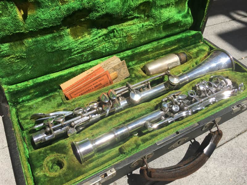 Guy Humphrey Paris 1940 Metal Clarinet - restored and play ready
