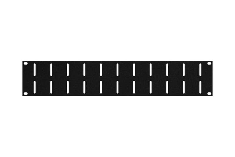 2 Space Vented Metal Rack Panel for Rack Road Cases by Elite Core image 1