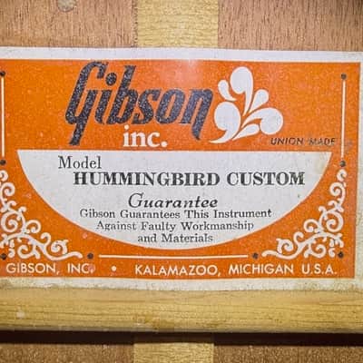 Gibson Hummingbird Custom 1971 - stunning & minty Cherry'burst Hummer for the pickiest collector ! image 12