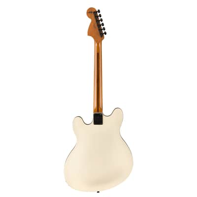 Fender Tom DeLonge Starcaster - Rosewood Fingerboard, Satin Olympic White image 4