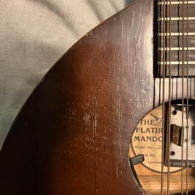 Flatiron Mandola model Mola 1CH 1995 - Chocolate brown, satin lacquer image 14