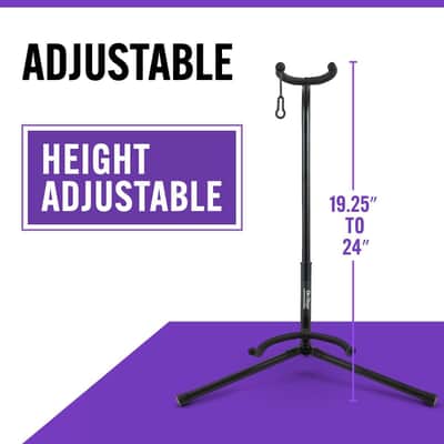 On-Stage XCG4 Black Tripod Guitar Stand, Single image 4