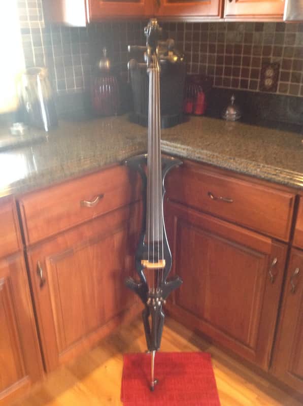Electric Cello 1212 Black Lefty Tuned to EADG image 1
