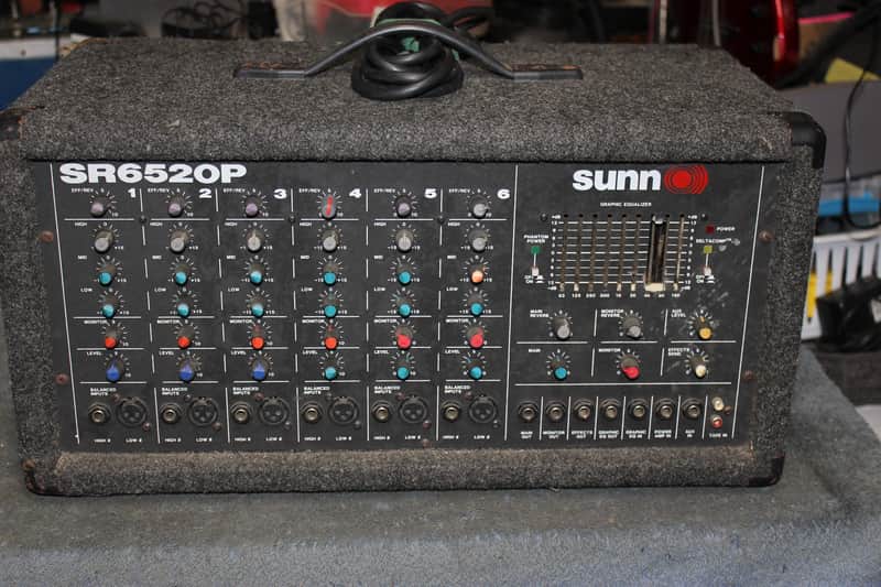 Sunn SR6520P/ Powered Mixer (Sold As Is) image 1