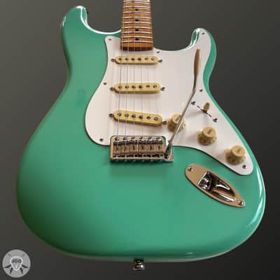 Fender Vintera '50s Stratocaster Sea Foam Green - Fender Gig Bag - Very Good+ Condition image 5