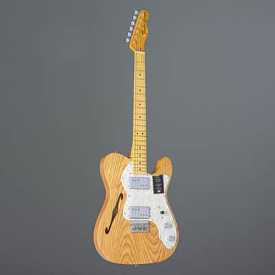 Fender American Vintage II 1972 Telecaster Thinline MN Aged Natural - Electric Guitar image 7
