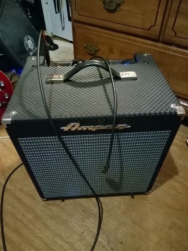 Ampeg RB-108 Rocket Bass 30-Watt 1x8" Bass Combo 2021 - Present - Blue Check image 1