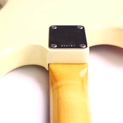 Fender Musicmaster with Rosewood Fretboard 1963 - Olympic White - Great Pre-CBS Electric Guitar - check video! image 11