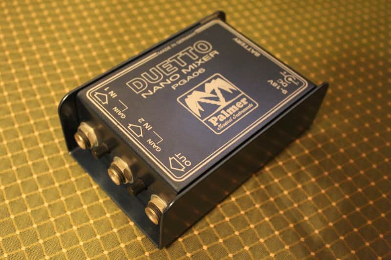 Palmer DUETTO Nano Mixer for Guitars and Line Signals image 1