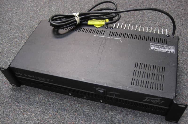 Peavey PV260 Stereo Power Amplifier 130 Watts x 2 PV-260 Rack