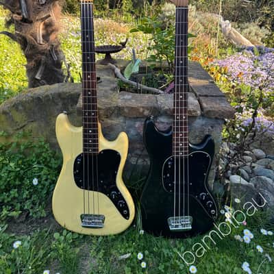 1978 Fender Musicmaster Bass - Black - Light Weight - OHSC image 21