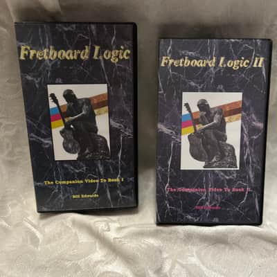 Bill Edwards Fretboard Logic 1 & 2 Instructional videos VHS image 1