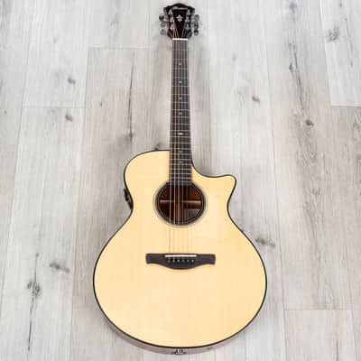 Mint Ibanez AE410 AE Acoustic-Electric Guitar, Macassar Ebony Fingerboard, Solid Sitka Spruce Top image 5
