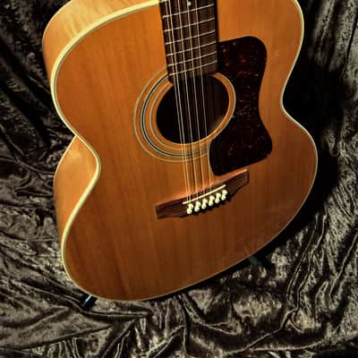 Guild jf30-12 1999 Highly Figured Flamed Neck Excellent Condition Great Play Ability image 2