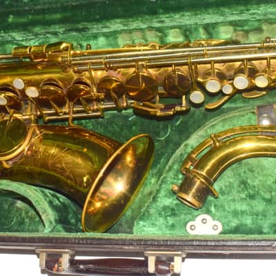 King Zephyr Alto Sax 1937 - Original lacquer-Free USA Ship image 1