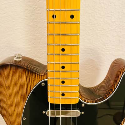 Partscaster Telecaster Roasted Ash Body HS Pickup One Piece Maple Neck 2026 - Roasted Clear image 12