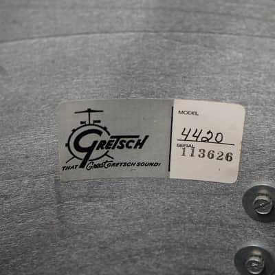 Vintage 1970s Gretsch USA 14" Maple Tom - Yellow Satin Flame | 10x14" image 2