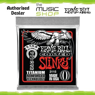 Ernie Ball Coated Titanium RPS 10-52 STHB Electric Guitar Strings - 3115 image 1