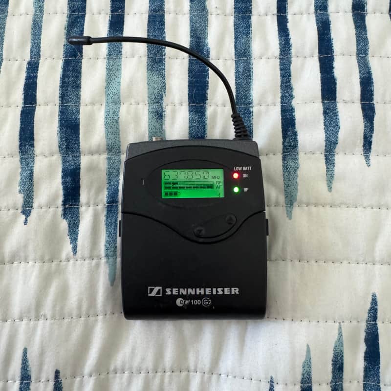 Sennheiser EK 100 G2 Wireless Bodypack Receiver B-Band 626-662 MHz image 1