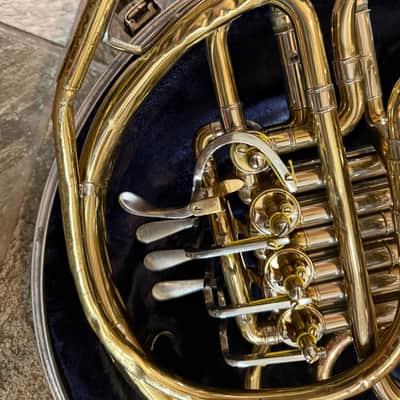 C. G. Conn 6D Double French horn. Made in USA image 9