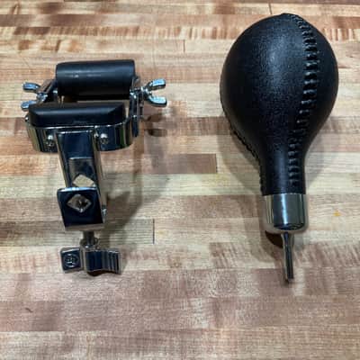 Latin Percussion LP281F Fusheki Foot Shaker Pedal Bracket with Maraca 2010s - Black/Chrome image 4