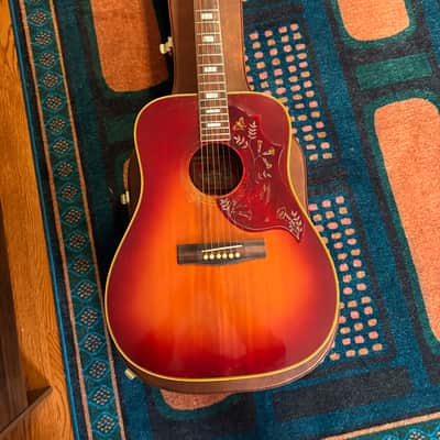 Gibson Hummingbird 1973 - Cherry Sunburst w/ Gibson HSC image 1
