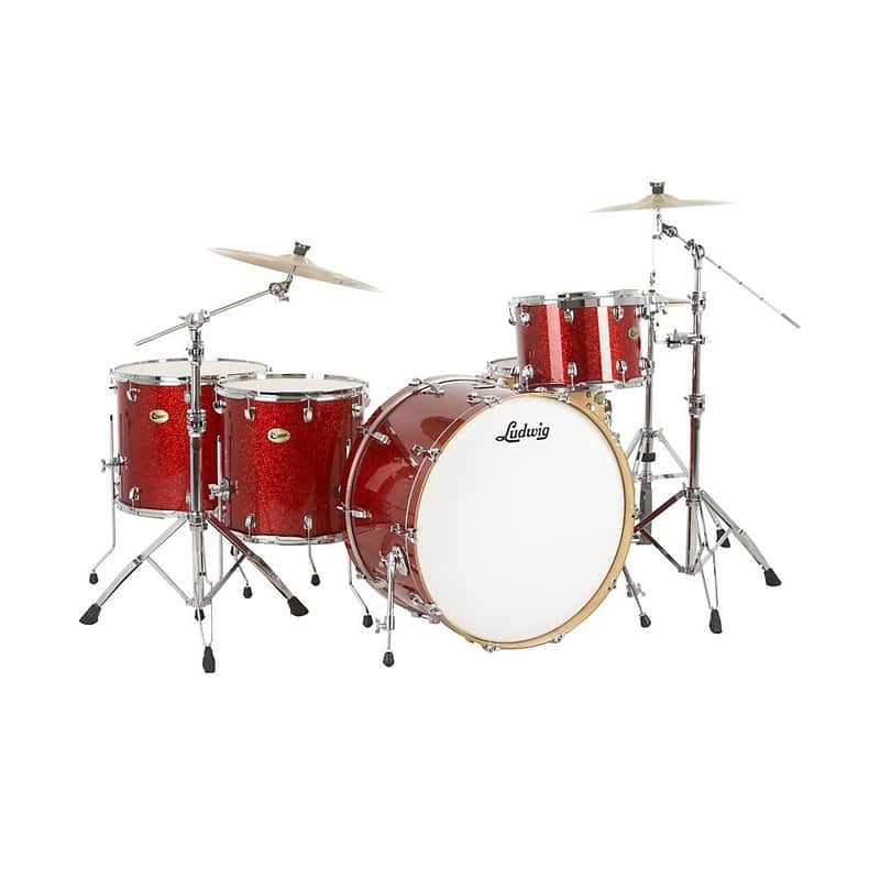 Ludwig Centennial Series Zep 10x14 / 16x16 / 16x18 / 14x26" Drum Set image 5