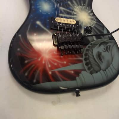 Kramer Baretta 1986 Kline Graphics Lady Liberty image 3