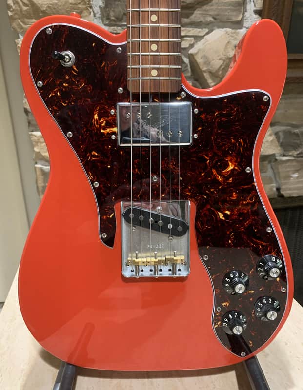 Fender Vintera '70s Telecaster Custom with Fender Cunife pickup Fiesta Red