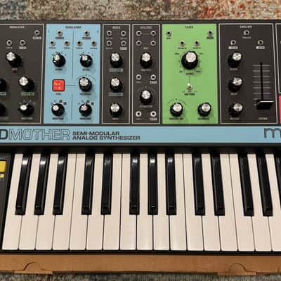 Moog Grandmother 32-Key Semi-Modular Analog Synthesizer 2018 - Present - Black / Multi-Colored Panel