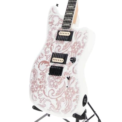 Fender Jim Root Jazzmaster - White Pearl Paisley Custom Paint (U6) (68476) image 4
