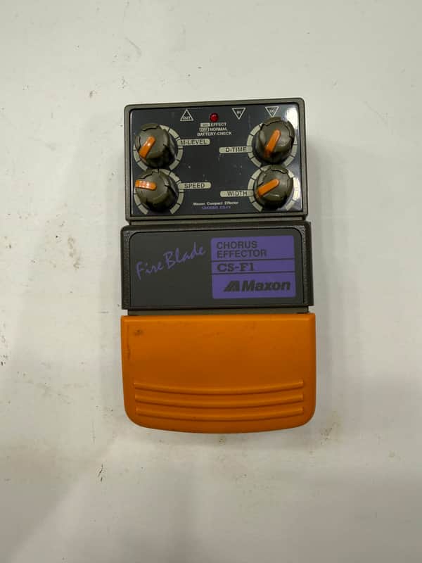 Maxon CS-F1 Fire Blade Chorus Analog Vintage Guitar Effect Pedal MIJ Japan image 1